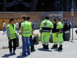 Volontari in fase operativa