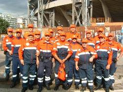 Operatori di Protezione Civile dell'Associazione Nazionale Carabinieri