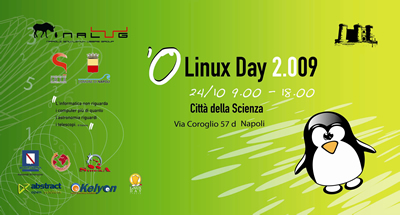 immagine della locandina di o linux day di Napoli