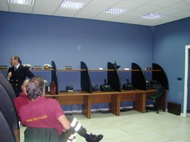 Sala Operativa Prefettura di Napoli - Postazioni Radio