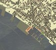 planivolumetria del progetto di Portofiorito inserita nell'area dell'insediamento (200.61 KB)