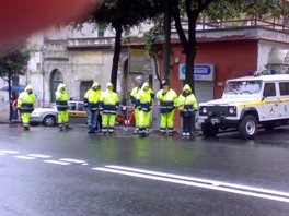 Servizio svolto dai Volontari per la visita di Sua Santità (1.49 MB)