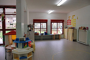 un'aula per bambini