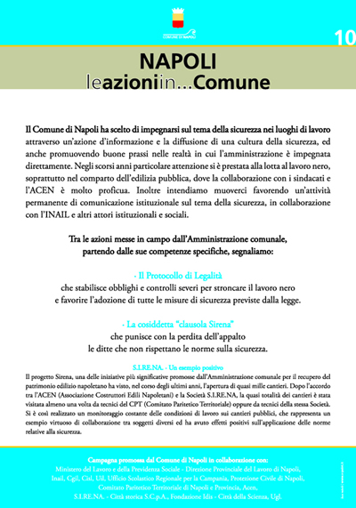 NAPOLI: Le azioni in...Comune