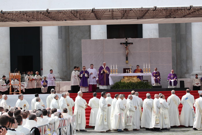 La celebrazione di Piazza del Plebiscito