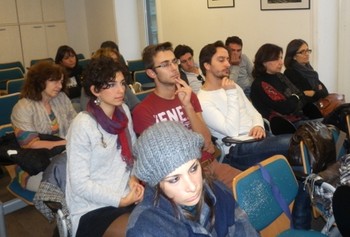 Nel pubblico alcuni degli studenti partecipanti al progetto