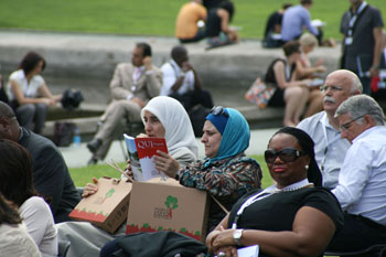 spettatori al congresso inaugurale