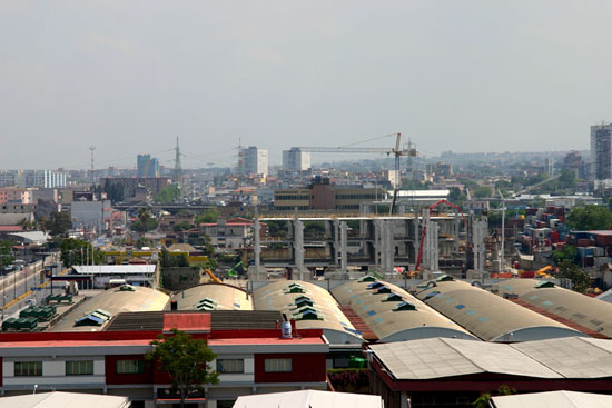 2007 vista dall'alto del cantiere