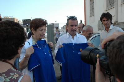 Il Sindaco Iervolino e l'Assessore all'Ambiente Nasti