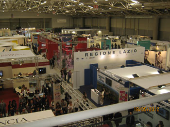 Panoramica degli stand