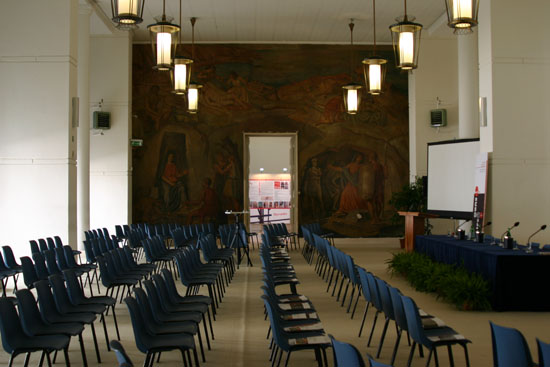 interno di una sala congressi