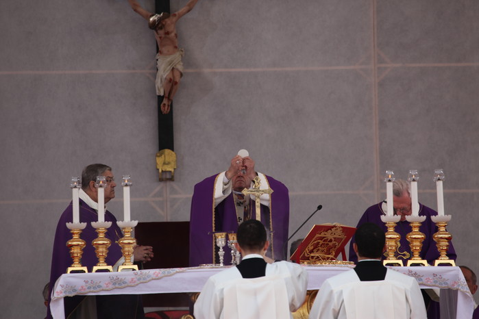 La celebrazione di Piazza del Plebiscito