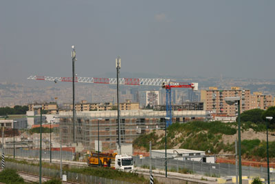 panoramica del cantiere 