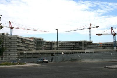 panoramica del cantiere