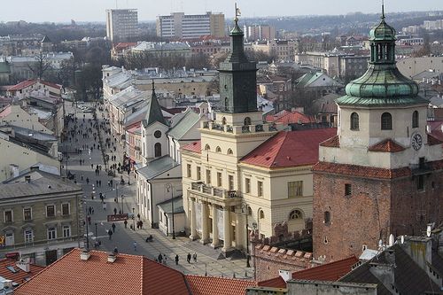 Un'immagine della città di Lublino
