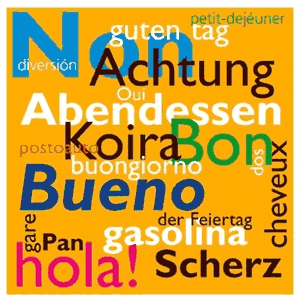 immagine di parole in lingua