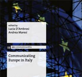 Immagine della copertina del libro Communicating Europe in Italy