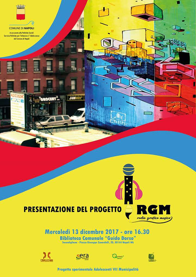 Locandina per la presentazione del progetto