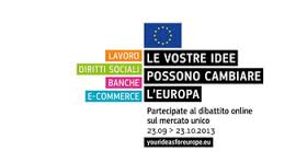 Logo del Mese del Mercato Unico Europeo 2013
