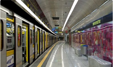 Una stazione metropolitana