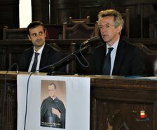 Un momento della cerimonia al Maschio Angioino