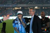 Il Sindaco alla festa per lo scudetto allo stadio Maradona