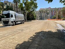 Villa comunale, lavori di pulizia e nuovo impianto di irrigazione