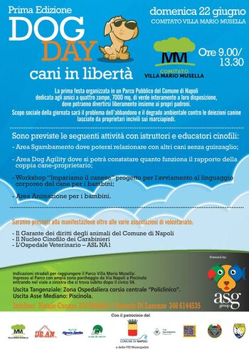 Locandina dell'iniziativa