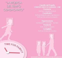 La Ricerca del Tempo Guadagnato