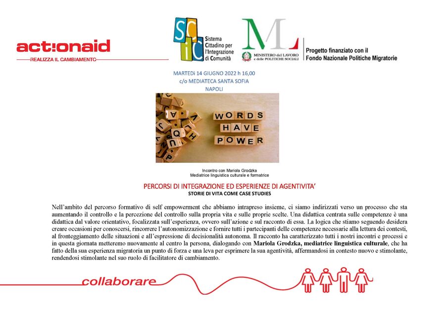 Locandina dell'attività