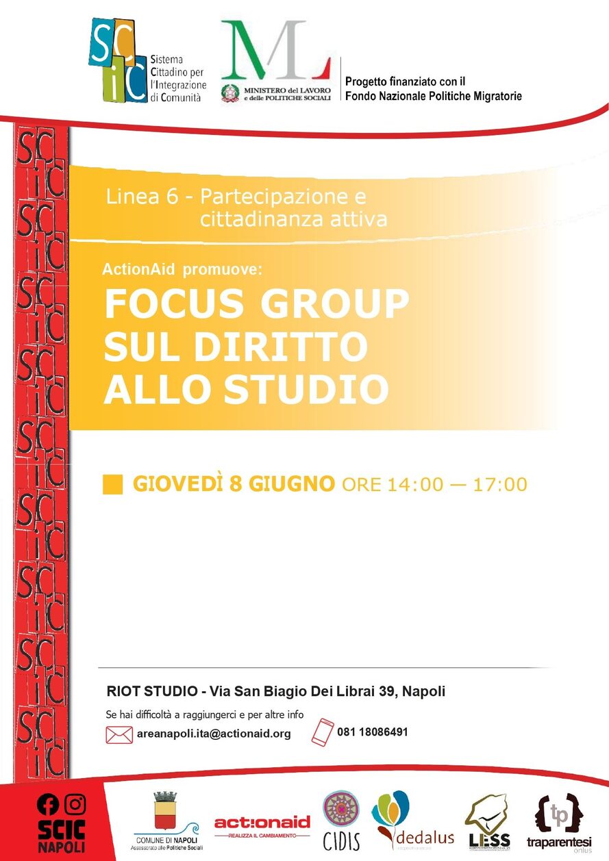 Locandina dell'attività