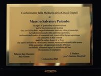La Medaglia della Città di Napoli a Salvatore Palomba
