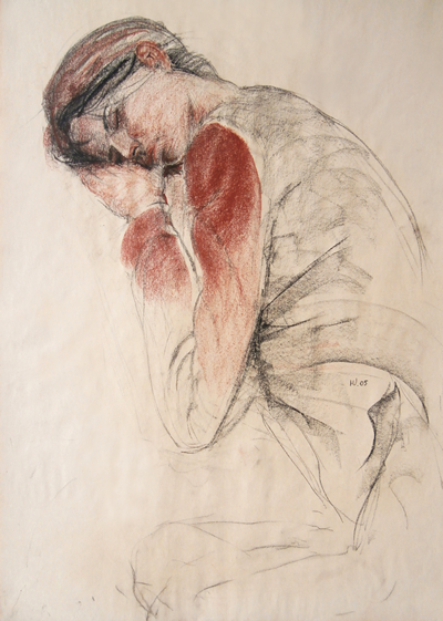 Un'opera dell'artista