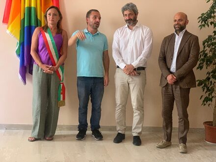 Roberto Fico con Emanuela Ferrante, Luca Trapanese e Antonello Sannino commemorano Francesca Menna