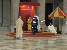 Gli assessori Lieto e De Iesu presenti alla Messa per il Santo Patrono della polizia Locale