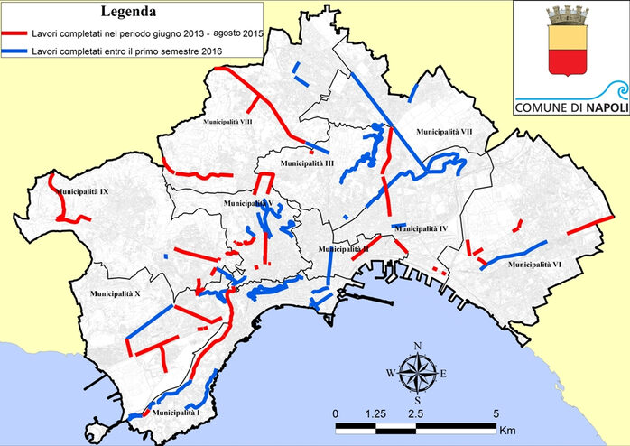 Mappa lavori stradali
