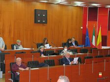 Una foto della seduta del Consiglio