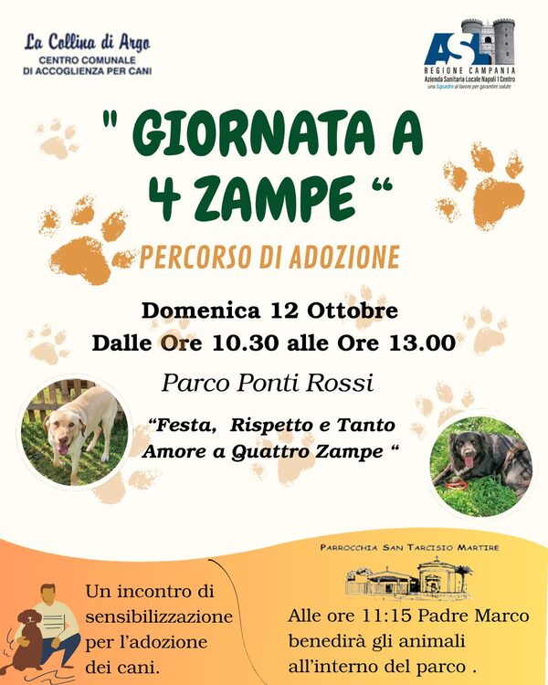 “Giornata a 4 zampe" della III Municipalità