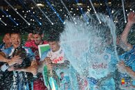 Il Sindaco alla festa per lo scudetto allo stadio Maradona