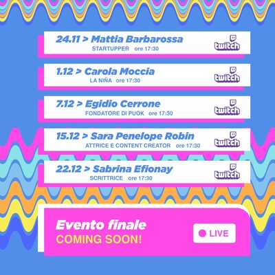 Locandina e programma dell'evento