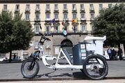 Bici elettriche per la pulizia della città, presentati i nuovi mezzi Asia 