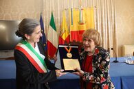 Conferimento medaglia ad Alessandro Rimini
