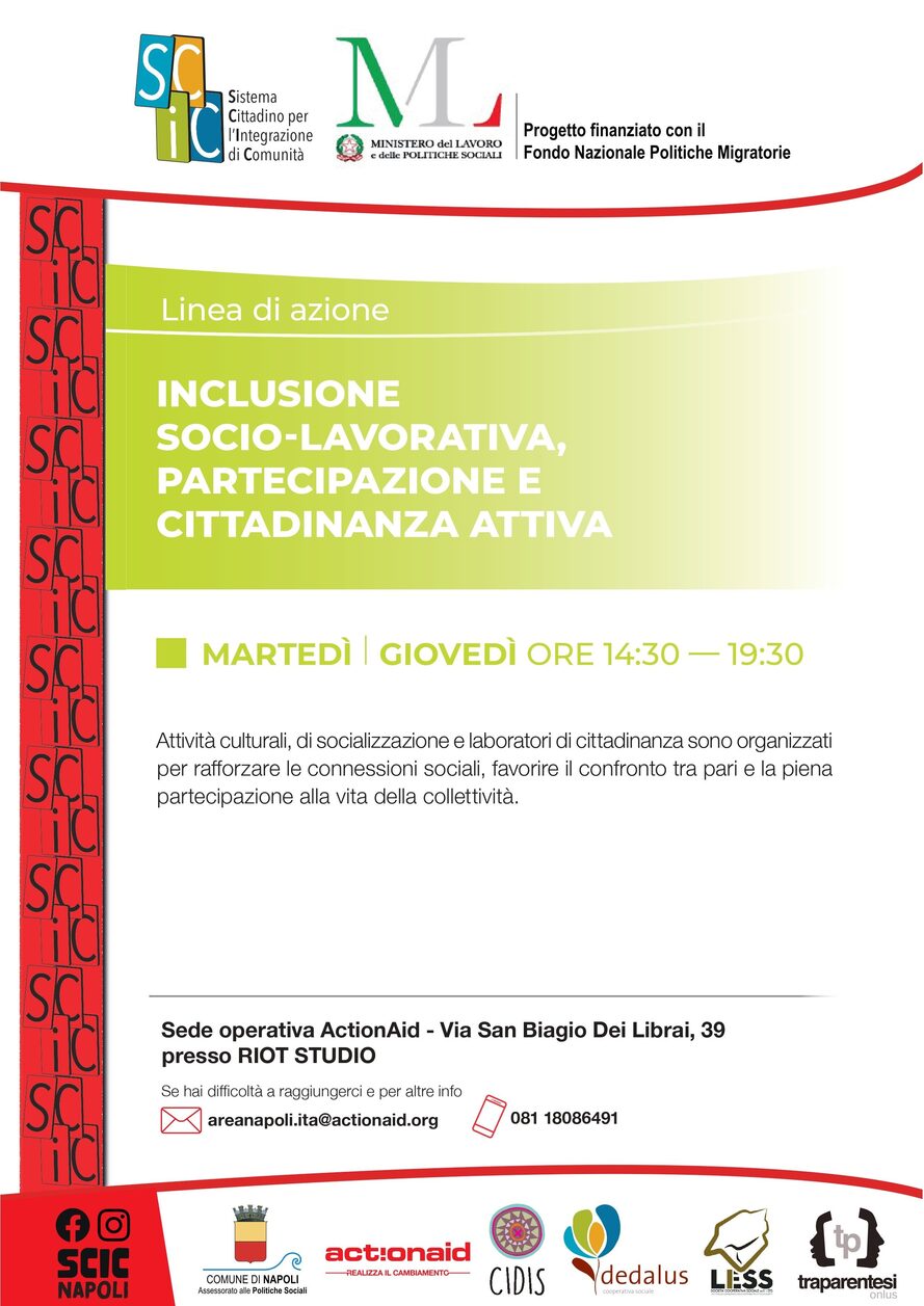 Locandina dell'attività