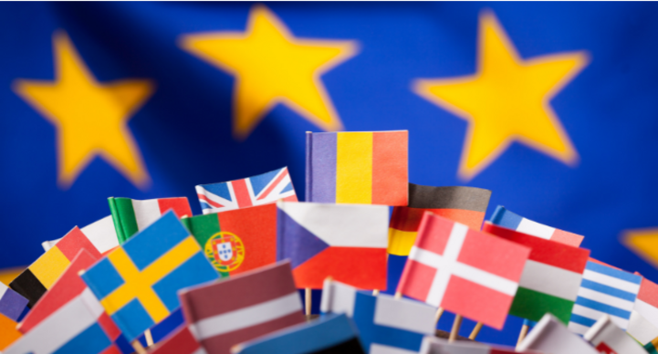 immagine bandiere europa