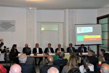 Una foto dell'evento in sala Bobbio