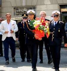Il Sindaco Manfredi depone una corona di fiori in ricordo del giudice Borsellino e degli agenti della scorta