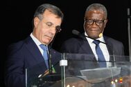 medaglia della città di Napoli a Denis Mukwege