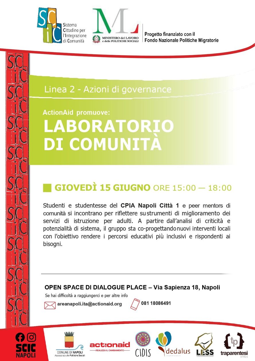 Locandina dell'attività