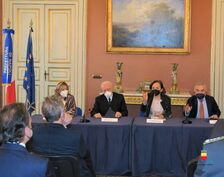 Una foto dell'accordo firmato oggi