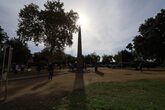 Ripristinato l’Obelisco della Meridiana della Villa Comunale 